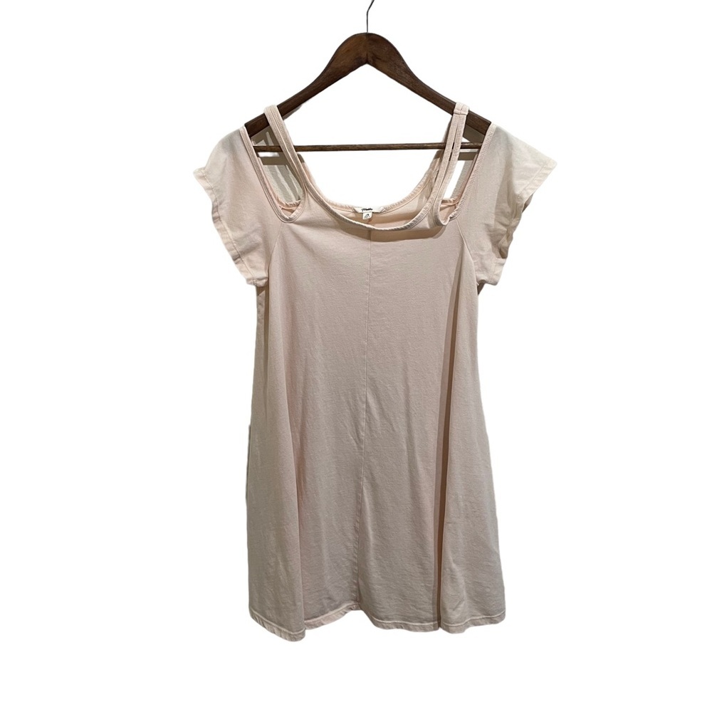 Maddie Women's Strap Shirt Dress‎ Orange Size JS Measures 17 x 33